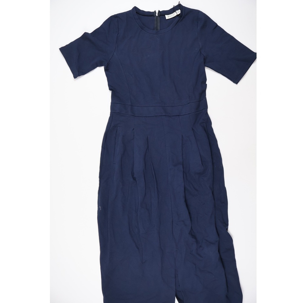 Masai Dress MaNaelisa Navy Blazer Solid M NEW Retail $228
